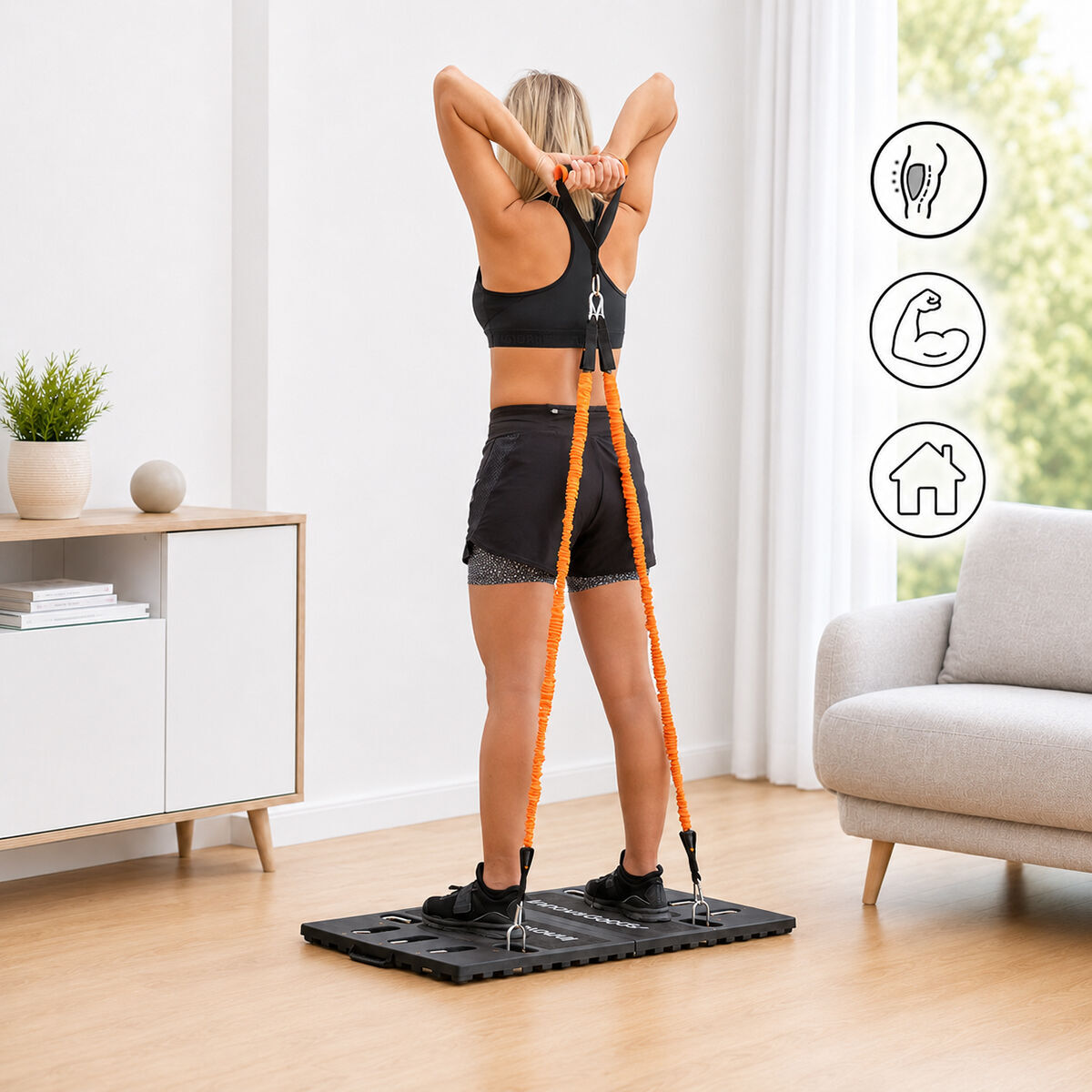 Sistema di Allenamento Integrale Portatile con Manuale per gli Esercizi Gympak Max InnovaGoods