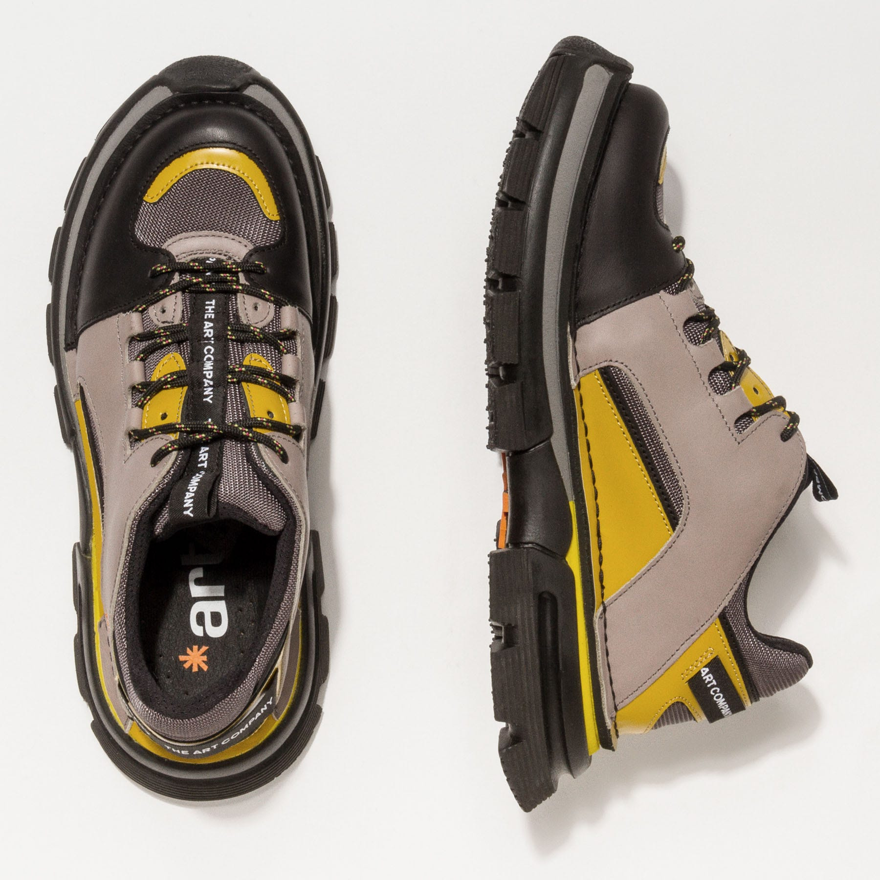 Zapatillas 1650 MULTI LEATHER GREY-YELLOW / ART CORE 1 color Grey-yellow