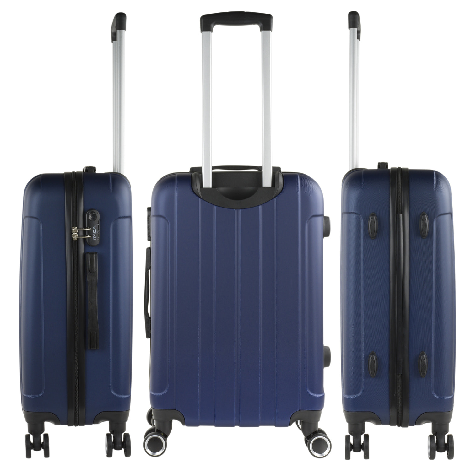Trolley Mediano 60 Cms  Y Neceser Itaca Diamond Marino