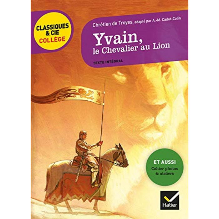 Chrétien de Troyes | Yvain, le Chevalier au Lion: suivi d'un groupement « Héros et héroïnes » | Livre d'occasion