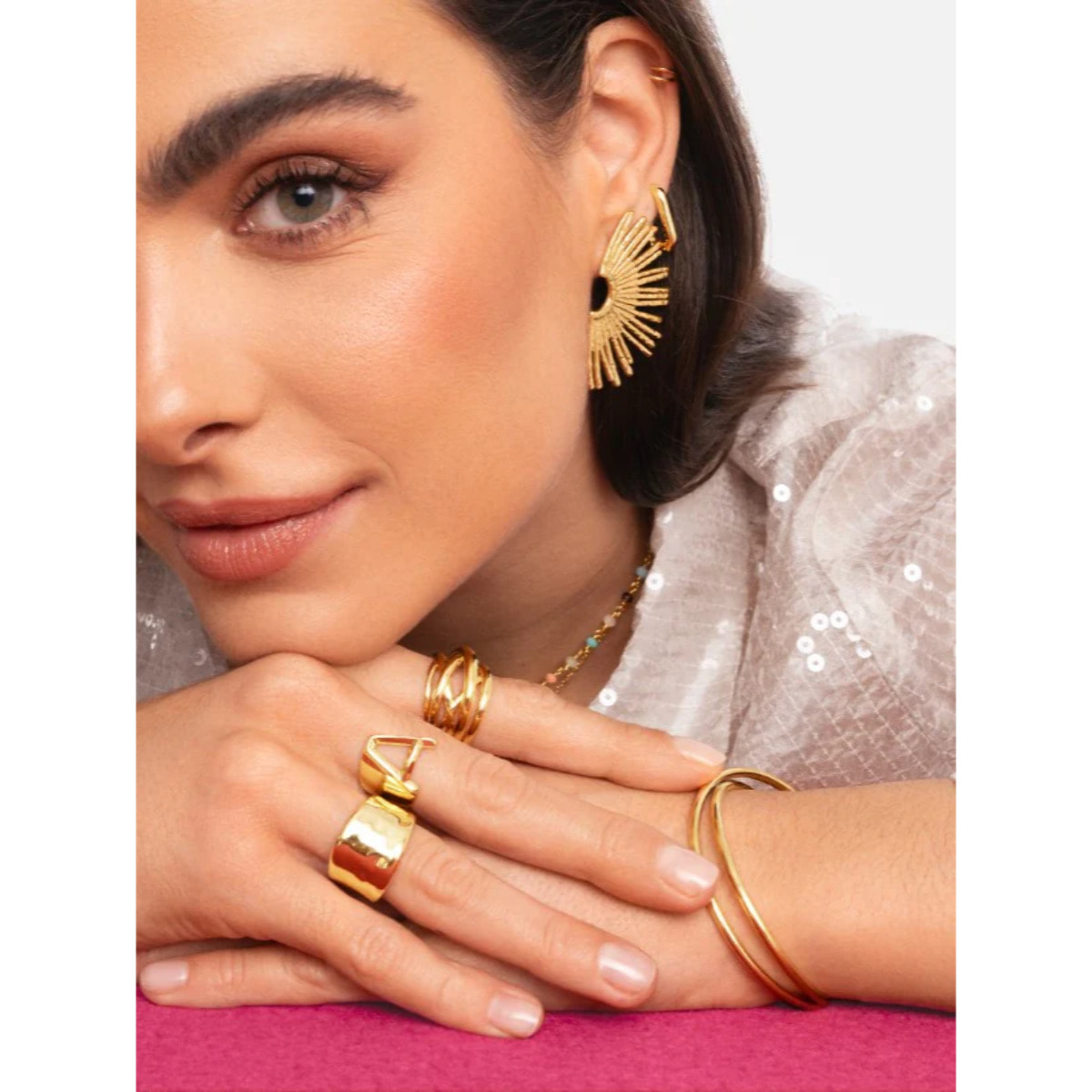 Anello My Ocean Placcato Oro