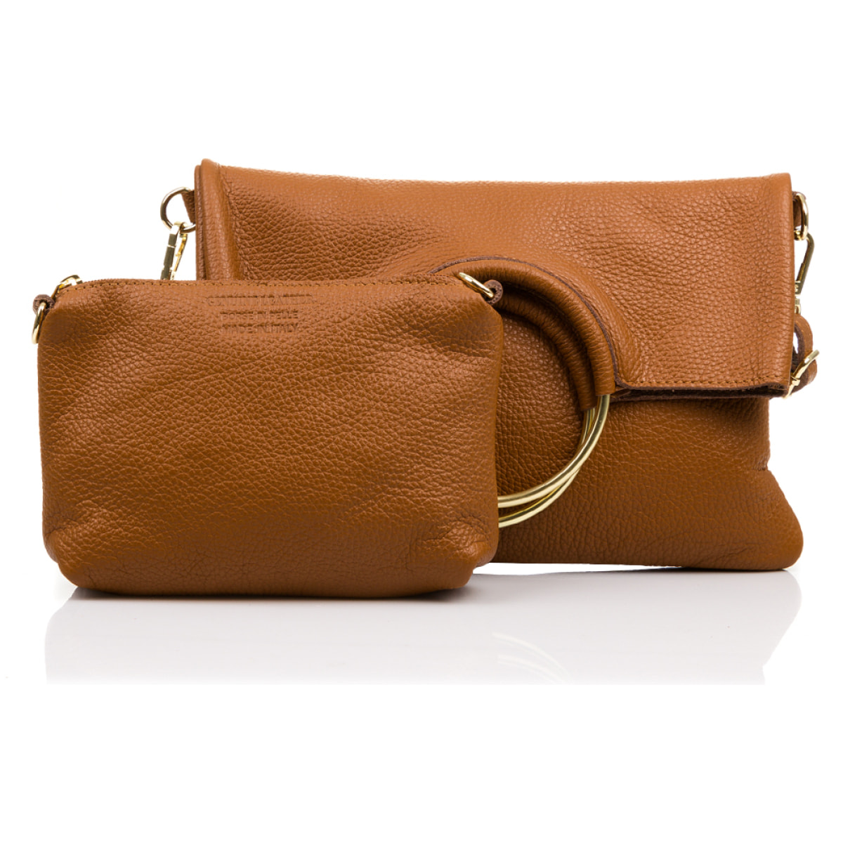 Corinna Bolso bandolera Mujer.Piel auténtica Dollaro