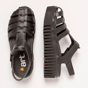 Sandalia de cuña 1575 NAPPA BLACK/BRIGHTON color Black