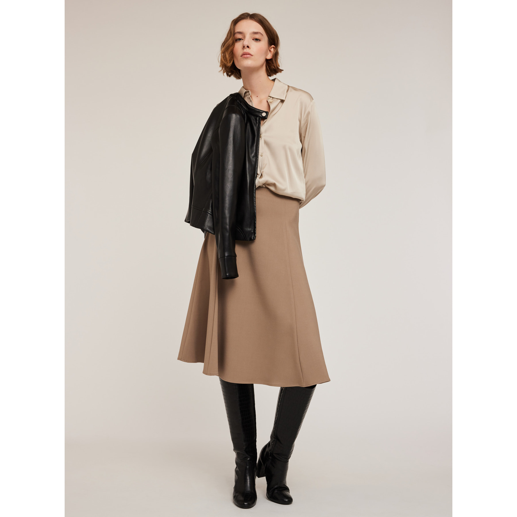 Motivi - Camicia satin - Beige