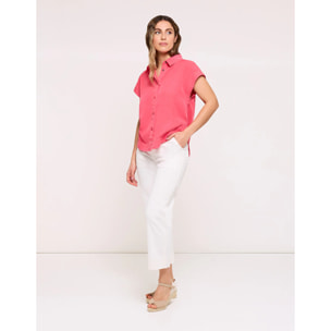 Camisa Manga Corta Coral - Tentop