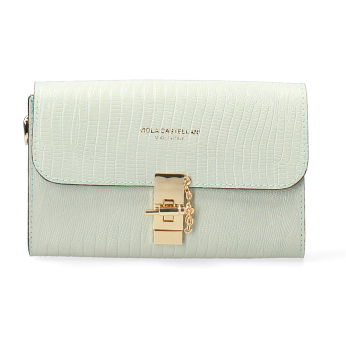 Borsa a mano da donna Made in Italy - Modello Hope - Vera pelle - 23.0 x 13.0 x 5.0 cm