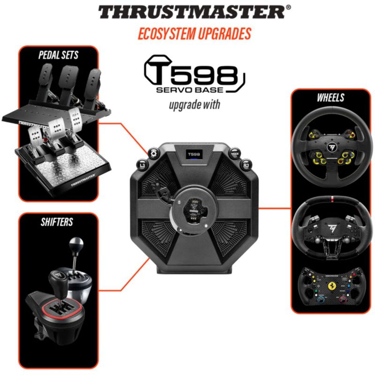 Base de volant THRUSTMASTER T598-P Servo Base