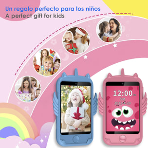 Cellulare per bambini A16 con rete GSM. Schermo 2.8, fotocamera, modalità scuola, giochi didattici.