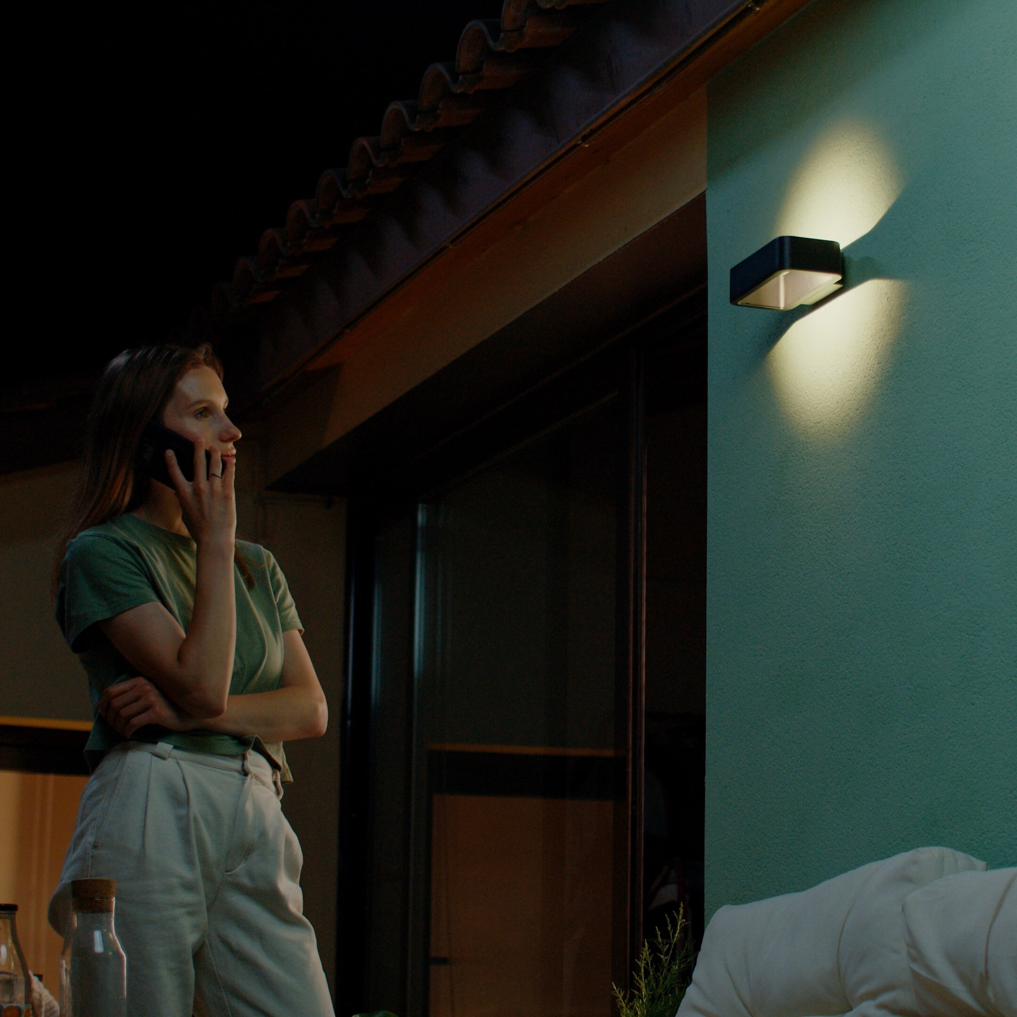 FORLIGHT Aplique Ip54 Wilow Led 6,9W 3000K Negro 257Lm