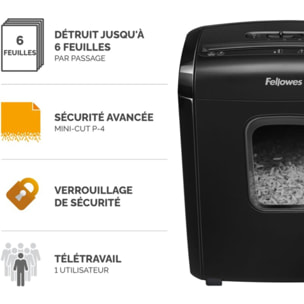 Destructeur FELLOWES 6M