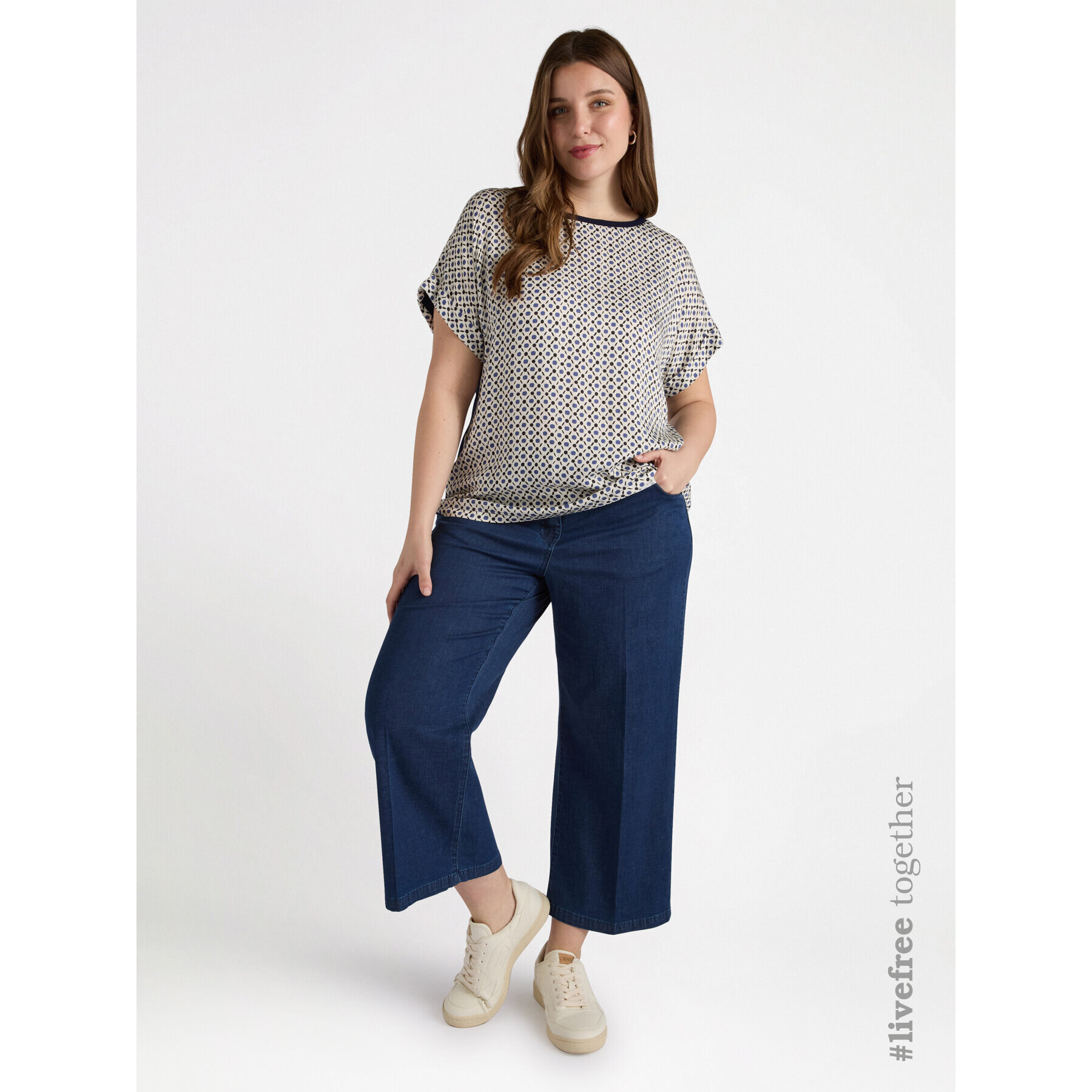 Fiorella Rubino - Jeans cropped - Blu