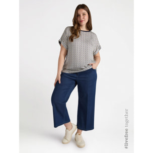 Fiorella Rubino - Jeans cropped - Blu