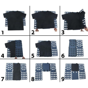 PLANCHE ESSENTIELB à plier le linge - Organisation optimale et gain de place