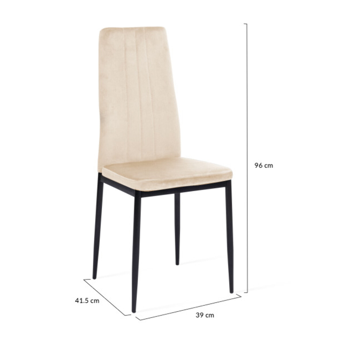 Chaises Jade - Crème
