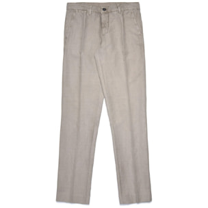 Pantaloni Robe di Kappa Uomo Grigio Jean Linen