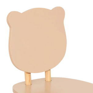 Chaises de table enfant Douceur beige L26xp26xH49cm