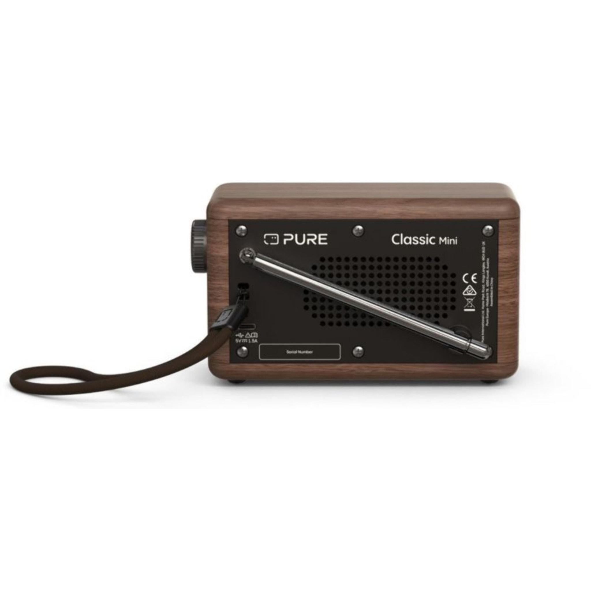 Radio DAB PURE Classic Mini Coffee Black/Walnt