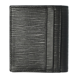 Portafoglio uomo in vera pelle - Modello Voltaire - Casual - 12.5 x 8.0 x 1.0 cm