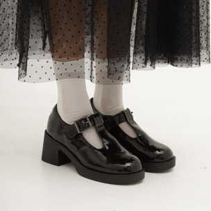 SCARPA BABY TACCO CHOCOLA' NAPLACK NERO