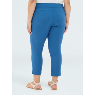 Fiorella Rubino - Pantalones Capri con aberturas - Petrol Blue