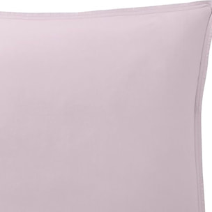 Paire de Taies D'oreiller 100% Percale De Coton 80fils Tourterelle