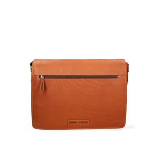 Borsa a tracolla  da uomo In Vera pelle Made in Italy 40x31x12 cm