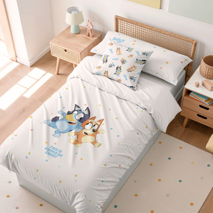 Funda nordica BLUEY + funda almohada 65x65