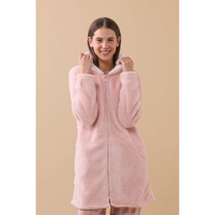 Giacca donna fox in coral con cappuccio Noidinotte