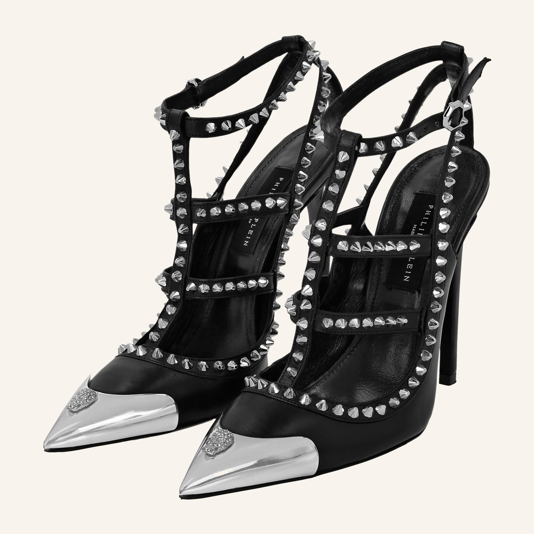 PHILIPP PLEIN Sandals High Heels SKULL