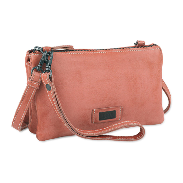 Bolso Bandolera Mujer Piel Lois Whitney Rojo