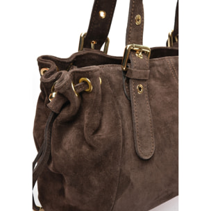 Borsa a mano Anna Luchini Marrone