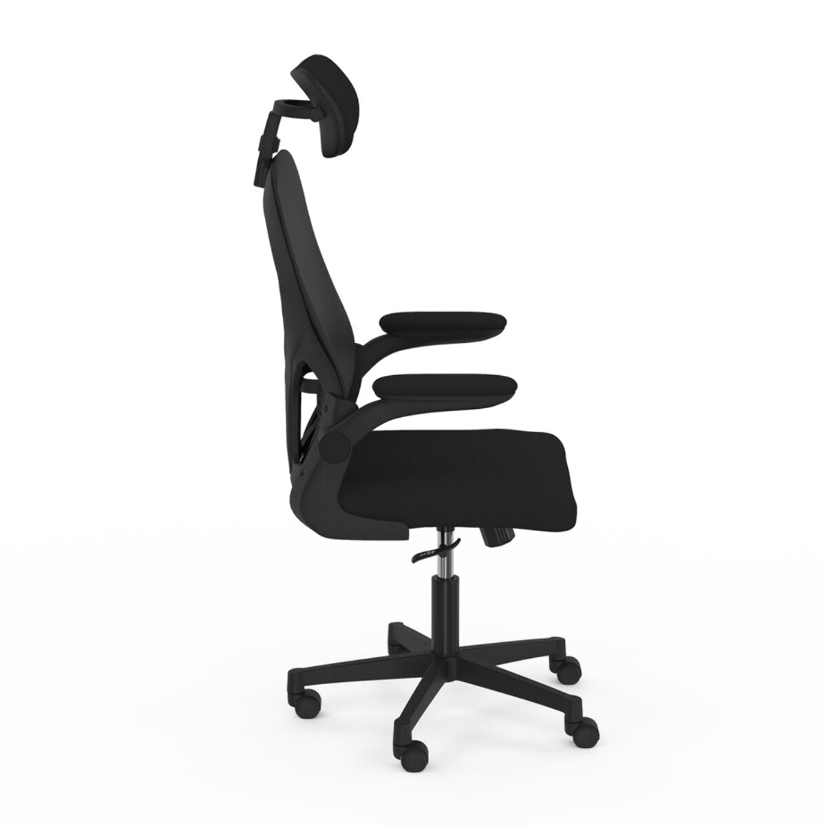 Fauteuil de bureau à roulettes James noir