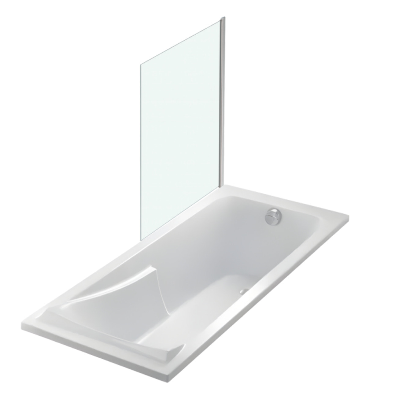 Baignoire Corvette 170x70 cm + Pare bain