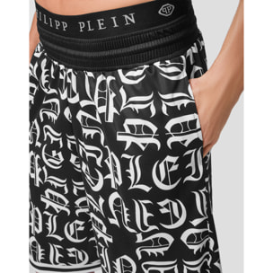 PHILIPP PLEIN Basket Jogging Shorts Gothic Plein
