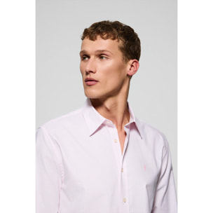 Camisa raya yale rosa con logo bordado Rigby Go