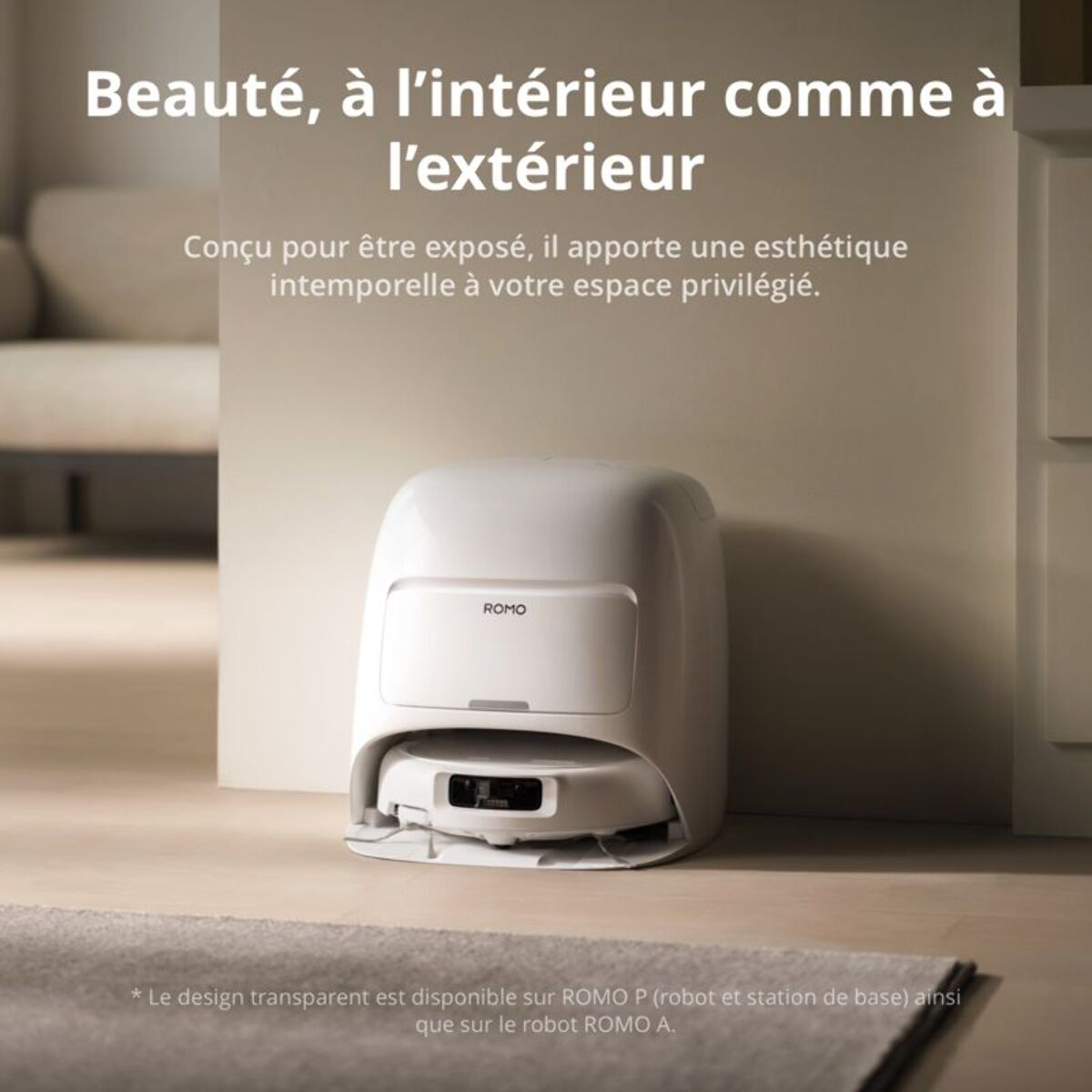 Robot Aspirateur Laveur DJI Romo S