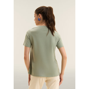 T-shirt Manica Corta con Logo FREDDY Olografico