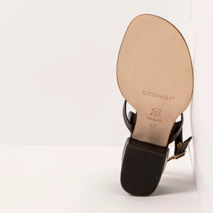 Sandalias con tacón S3173 NAPPA BLACK/ FABER color Black