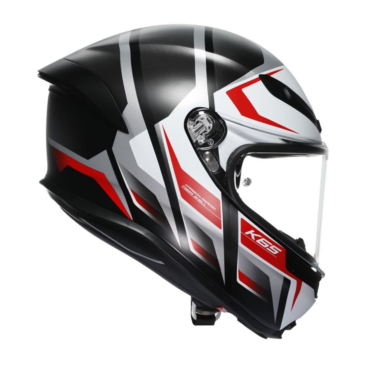 CASCO AGV K6 S AGV E2206 MPLK KARVE MATT BLACK/WHITE/RED