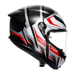 CASCO AGV K6 S AGV E2206 MPLK KARVE MATT BLACK/WHITE/RED
