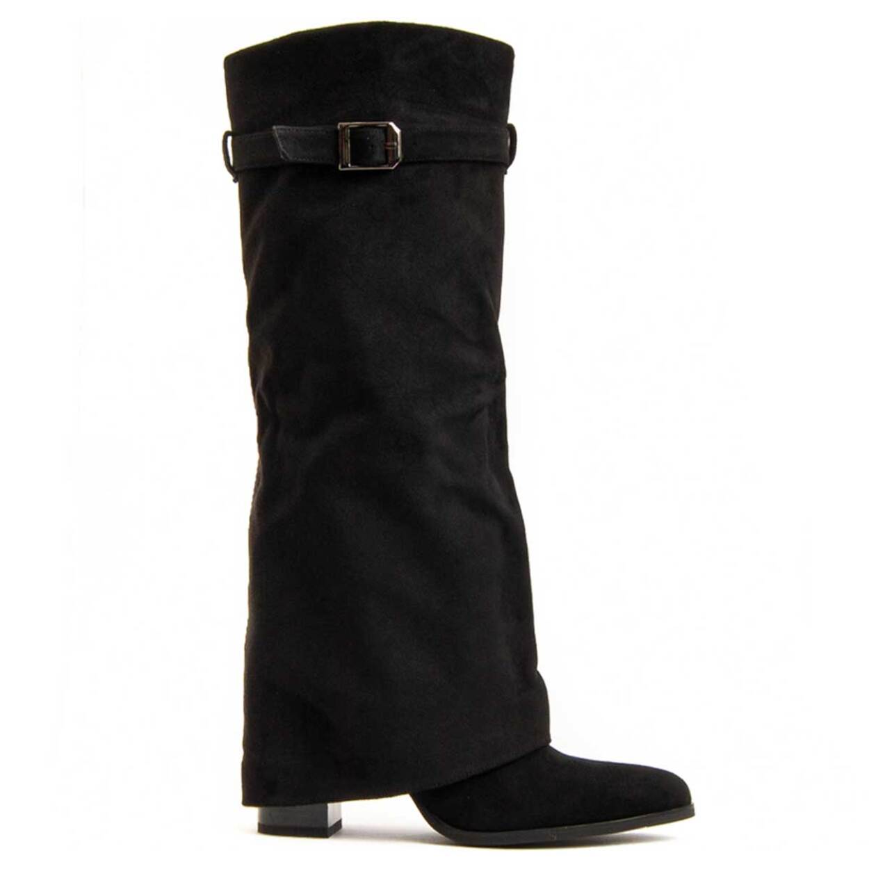 Bota De Tacón - Negro - Altura: 9 Cm