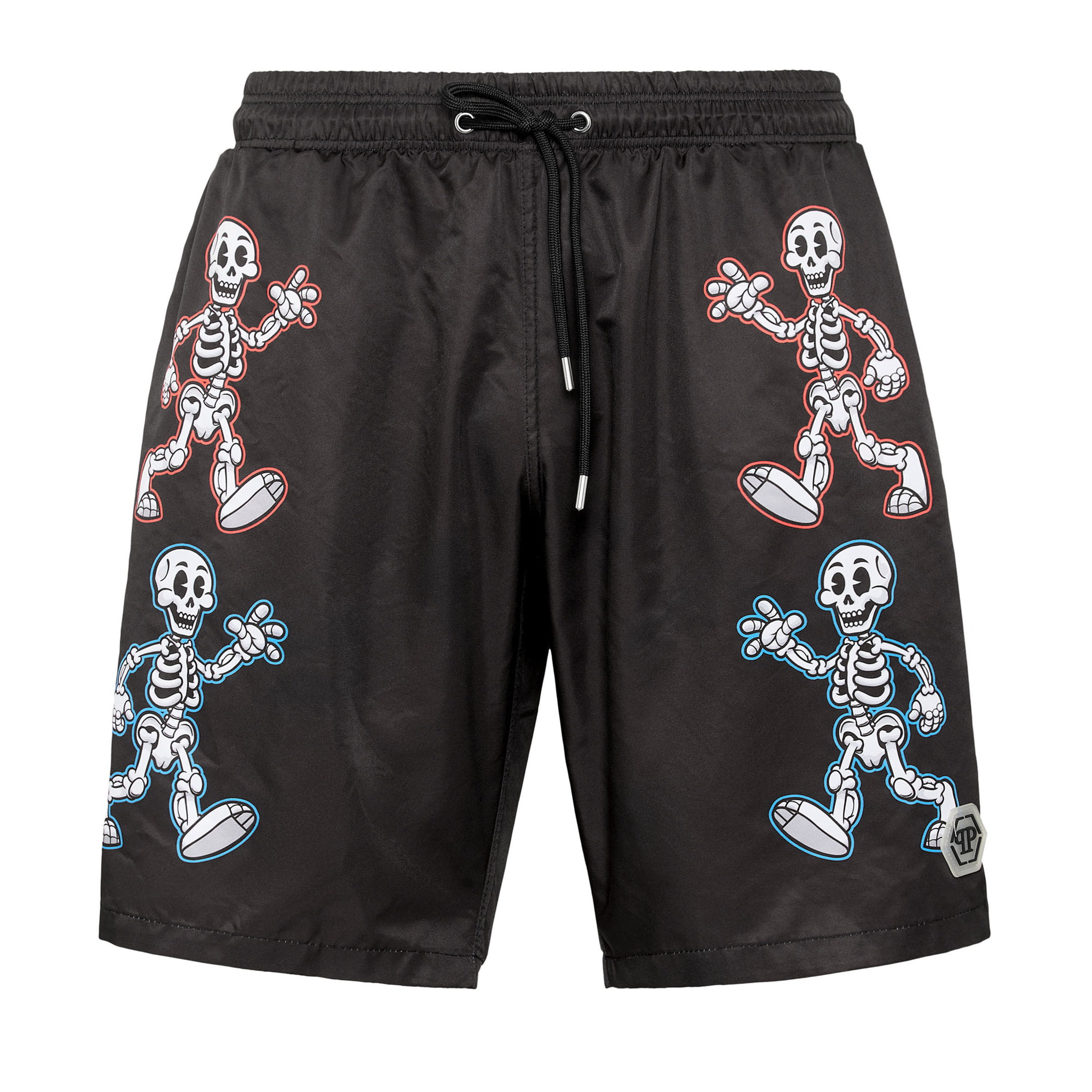 PHILIPP PLEIN Swim Trunks SKELETON
