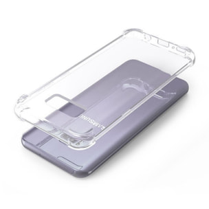 Coque compatible avec Samsung Galaxy S8 Plus ANTI CHOCS silicone transparente avec bords renforcés