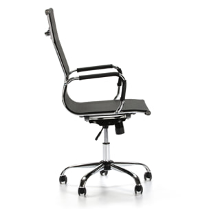Sillón de oficina Slim negro