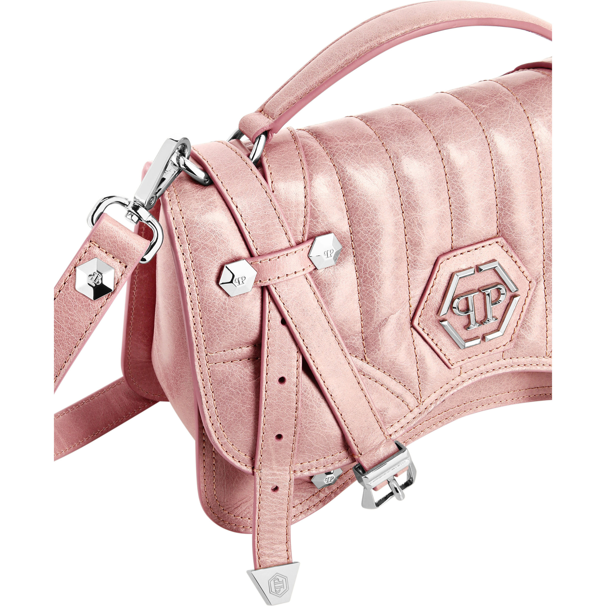 PHILIPP PLEIN Borsa con maniglia HEXAGON
