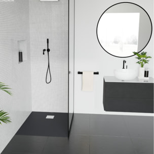Receveur découpable Exclusive anthracite