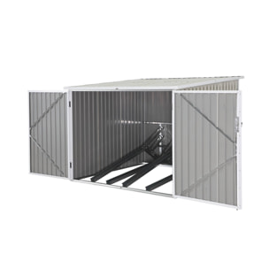 Abri à vélo acier galvanisé avec kit d'ancrage - 4 vélos NAVE