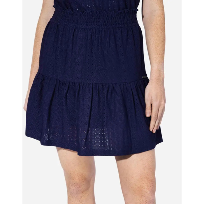 Falda Mini Azul Marino - Clara