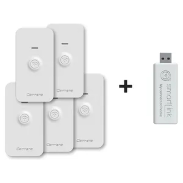 Pack Connecté Carrera Home-SmartLink – Box Wi-Fi + 5 Thermostats