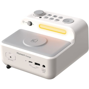 Radio réveil PURE Moment Charge Cotton White
